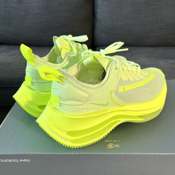 Nike Zoom Double Stacked Volt Yellow Running Shoes CI0804-700 Women's Size 6.5 - Picture 4 of 12